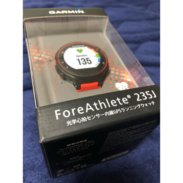 GARMIN(ガーミン)の新品未開封　GARMIN ForeAthlete 235J Black/Red スポーツ/アウトドアのランニング(その他)の商品写真