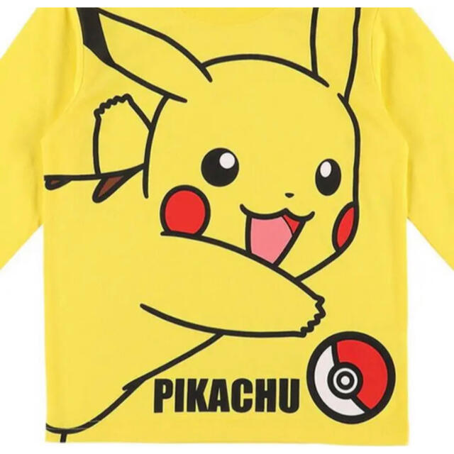 ポケモン(ポケモン)の〖新品〗ピカチュウ Tシャツ☆ 90cm ☆子供 長袖Tシャツ ロンT ポケモン キッズ/ベビー/マタニティのキッズ服男の子用(90cm~)(Tシャツ/カットソー)の商品写真