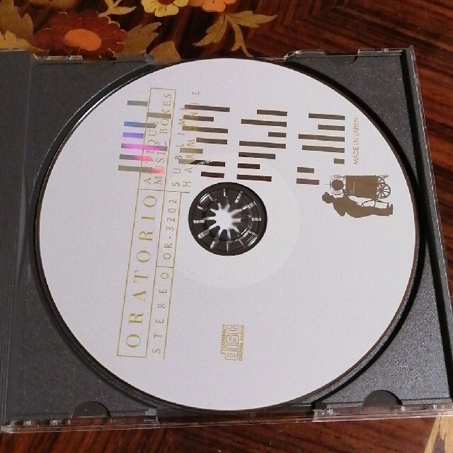 オルゴールの小さな博物館　オリジナル商品　アンティークオルゴールCD　オラトリオ エンタメ/ホビーのCD(宗教音楽)の商品写真