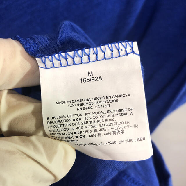 old navy Tシャツ M 青 タグ付き 品番63