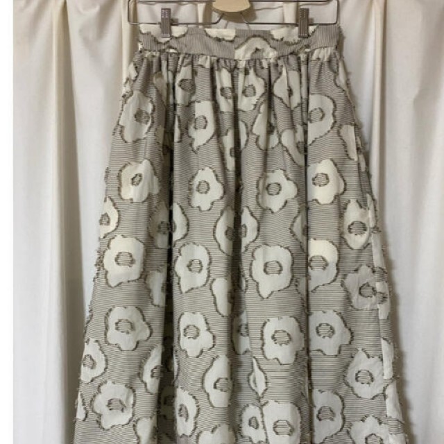 IENA(イエナ)のIENA 　ALBINI ジャガードスカートマキシスカート40(38)再再再値下 レディースのスカート(ロングスカート)の商品写真