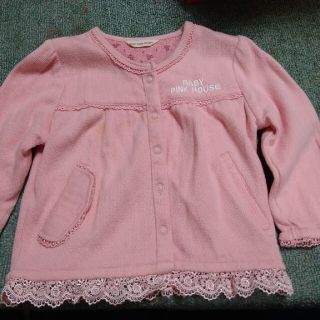 BABY PINK HOUSE 立体ニット　 ベイビー ピンクハウス「L」