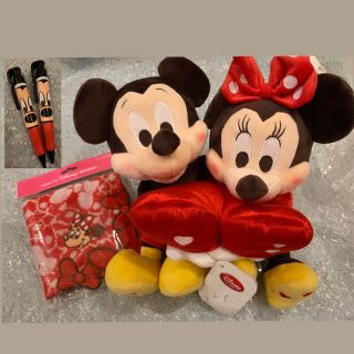 ディズニー(Disney)のミッキー&ミニーぬいぐるみ　新品未使用(キャラクターグッズ)