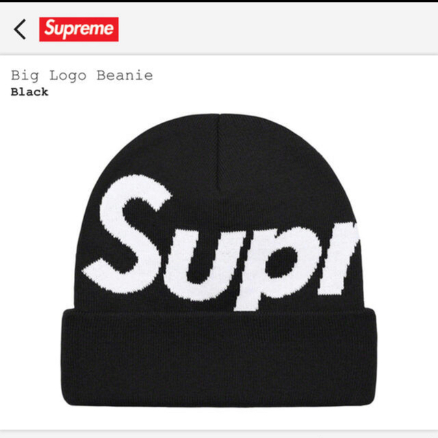 Supreme(シュプリーム)のsupreme big logo beanie レディースの帽子(ニット帽/ビーニー)の商品写真