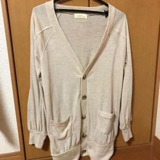 ダブルクローゼット(w closet)のダブルクローゼット　ロングカーディガン(カーディガン)