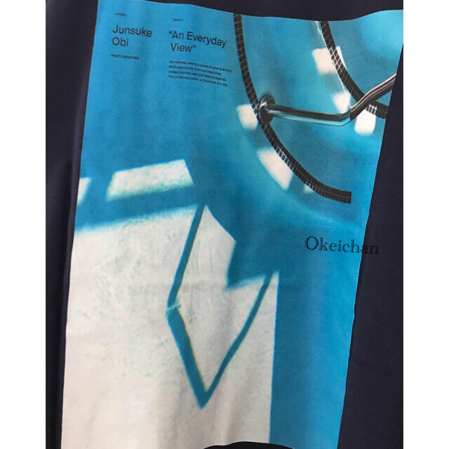 Kastane(カスタネ)の今季2021新作☆ アートプロダクトロングスリーブTee ネイビー レディースのトップス(Tシャツ(長袖/七分))の商品写真