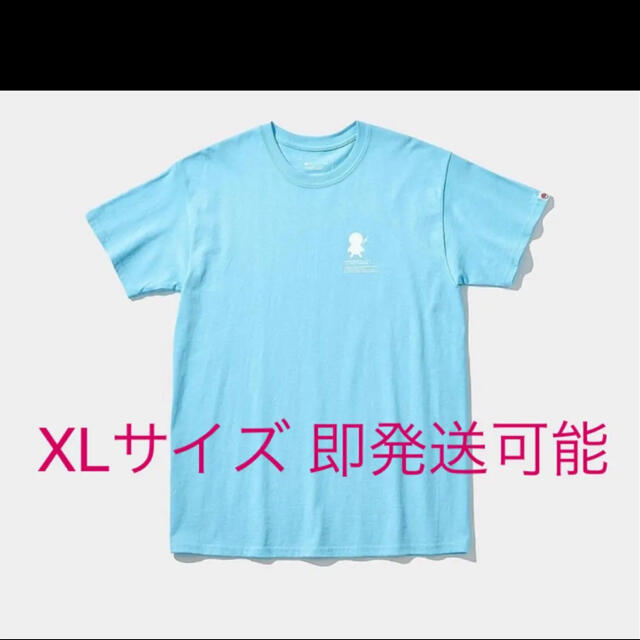 メンズFRAGMENT ポケモン ポッチャマ Tシャツ POCHAMA 水色 XL