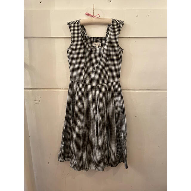 agnes b.(アニエスベー)のagnes b. gingham check onepiece. レディースのワンピース(ひざ丈ワンピース)の商品写真