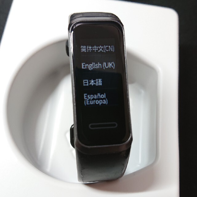 HUAWEI(ファーウェイ)のHuawei Band 4 ブラック スマホ/家電/カメラのスマートフォン/携帯電話(その他)の商品写真