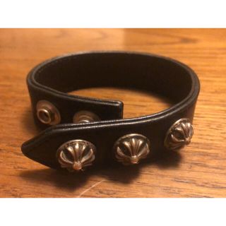 クロムハーツ(Chrome Hearts)のクロムハーツ　ブレスレット　３ボタン２スナップ(ブレスレット)