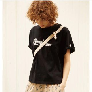 【新品タグ付き】Chut!  ピーナッツビッグTシャツ  ブラック Mサイズ(Tシャツ(半袖/袖なし))