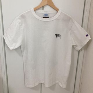 ステューシー(STUSSY)のSTUSSY ステューシー チャンピオン コラボ　Tシャツ　激レア　美品 ２枚(Tシャツ/カットソー(半袖/袖なし))