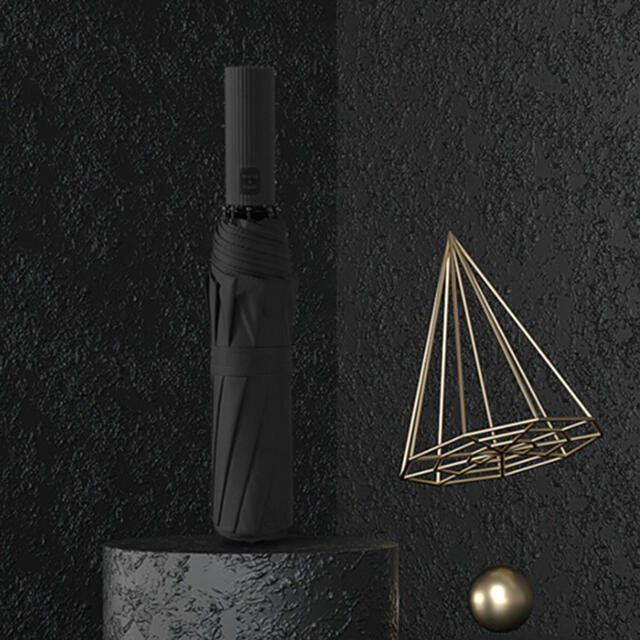 メンズ レディース ワンタッチ 晴雨兼用UVカット折りたたみ傘 レディースのファッション小物(傘)の商品写真