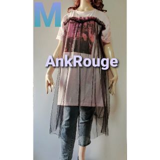 アンクルージュ(Ank Rouge)のAnkRougeレースレイヤードミニワンピース(ミニワンピース)