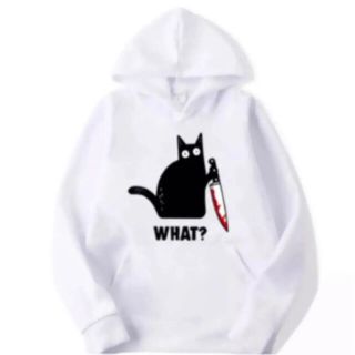 包丁病み猫パーカー［Lサイズ］(パーカー)