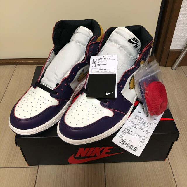 自身抽選購入Nike Air Jordan 1 OG La to Chicago