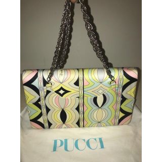 エミリオプッチ(EMILIO PUCCI)のプッチ❤︎シルクのショルダー＆クラッチバック(ショルダーバッグ)