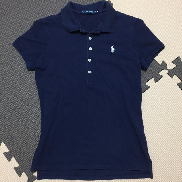 POLO RALPH LAUREN(ポロラルフローレン)のラルフローレン M ネイビー最終価格 レディースのトップス(シャツ/ブラウス(半袖/袖なし))の商品写真