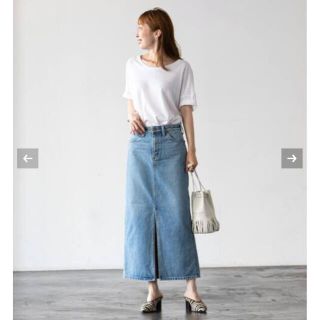 ノーブル(Noble)のNOBLE  新品★[Wrangler】スリットスカート　Sサイズ★(ロングスカート)