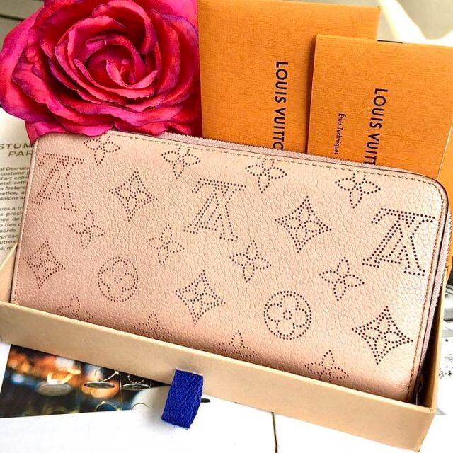 LOUIS VUITTON(ルイヴィトン)の美品✨ヴィトン マヒナ イリス ジッピーウォレット　マグノリア レディースのファッション小物(財布)の商品写真