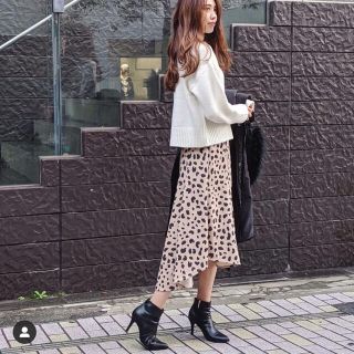 リエンダ(rienda)のrienda レオパードスカート LeopardFlareJWSK Sサイズ(ロングスカート)