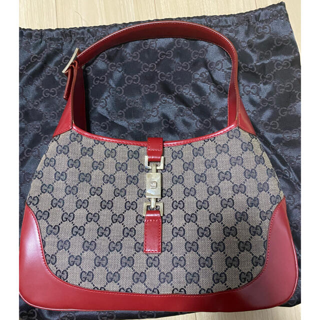 海外 正規品】 Gucci - グッチ ジャッキー ショルダーバッグ 東京銀座販売 ジャッキー シェリーライン グッチ 美品✨️GUCCI GG 袋付き ハンドバッグ ハンドバッグ