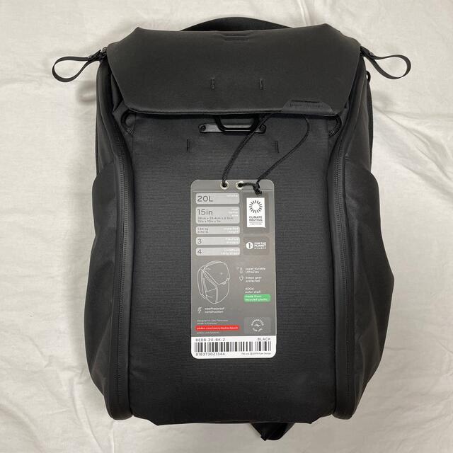 Peak Design ピークデザイン エブリデイバックパック 20L ブラックメンズ