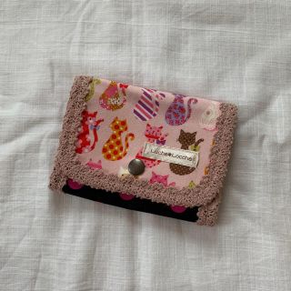 ハンドメイド♡カラフルねこちゃんマトリョーシカカードケース♡(名刺入れ/定期入れ)