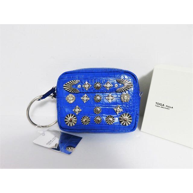 良質 定価2.9万 新品 TOGA PULLA Metal leather pouch - www