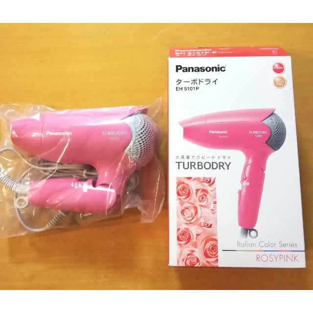 Panasonic(パナソニック)の♡ヘアドライヤー♡　　　Panasonic EH5101P-P スマホ/家電/カメラの美容/健康(ドライヤー)の商品写真