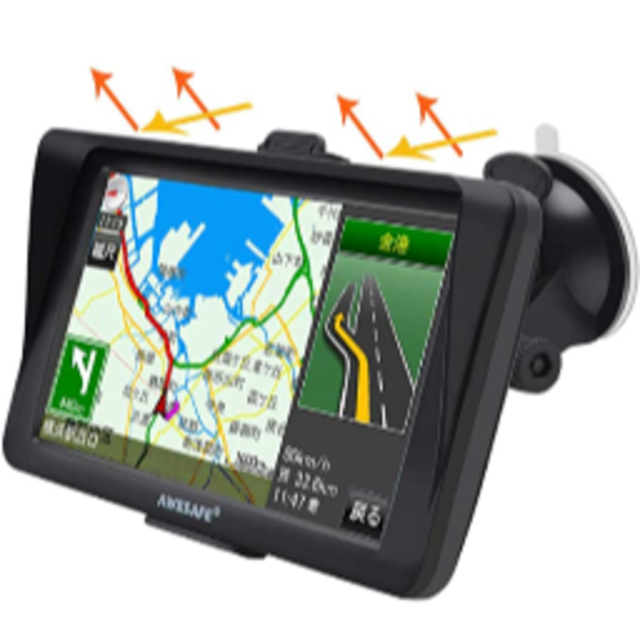 ポータブルカーナビ 7インチ 液晶タッチパネル 高性能GPS カーナビゲーション