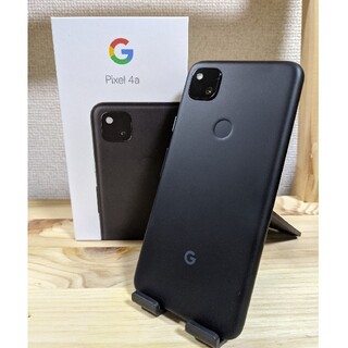 グーグルピクセル(Google Pixel)のGoogle Pixel 4a  SIMフリー BLACK(スマートフォン本体)