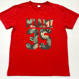スピンズ(SPINNS)のSPINNS Tシャツ　赤　レッド　MIAMI(Tシャツ(半袖/袖なし))