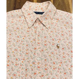 Ralph Lauren - 【人気 希少】Ralph Lauren 7 花柄 総柄 長袖 シャツ