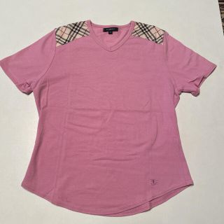 バーバリー(BURBERRY)のバーバリーピンクのTシャツ(Tシャツ(半袖/袖なし))