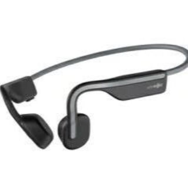 AfterShokz OpenMove 骨伝導ワイヤレスヘッドホン　グレー スマホ/家電/カメラのオーディオ機器(ヘッドフォン/イヤフォン)の商品写真