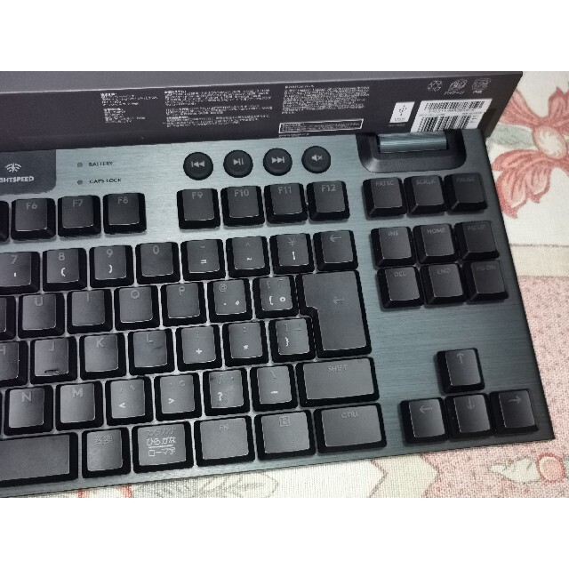 【完品】ロジクールG913-TKL-LNBK テンキーレス リニア 赤軸