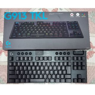 【完品】ロジクールG913-TKL-LNBK テンキーレス リニア 赤軸 (PC周辺機器)