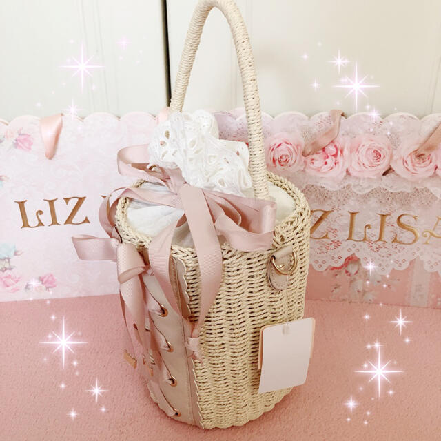 LIZ LISA - ☆リズリサLIZLISA☆レースアップ☆バケツ型カゴバッグ