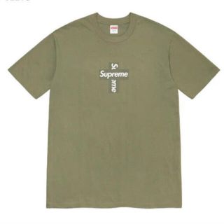 シュプリーム(Supreme)のSupreme Cross Box Logo Tee Light Olive (Tシャツ/カットソー(半袖/袖なし))