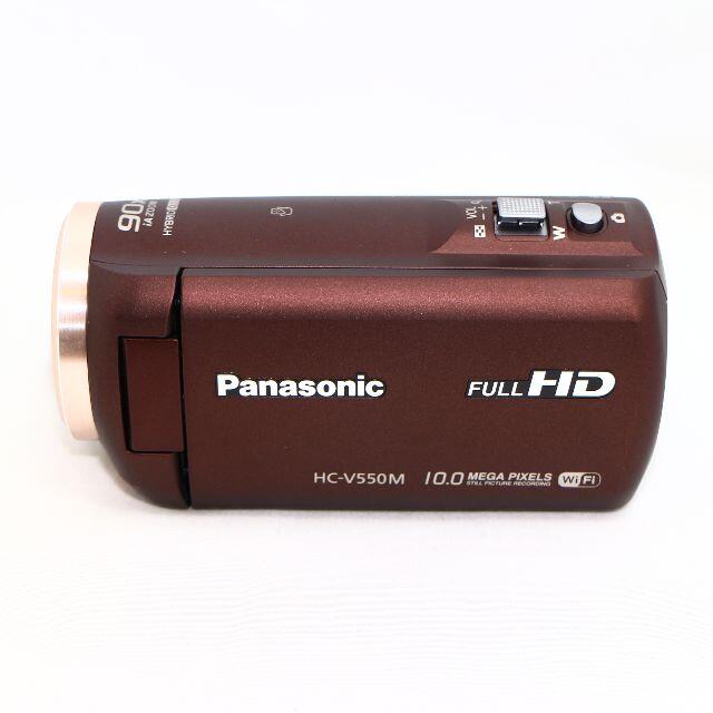 Panasonic(パナソニック)の★収納ケース付★ Panasonic HC-V550M ブラウン スマホ/家電/カメラのカメラ(ビデオカメラ)の商品写真