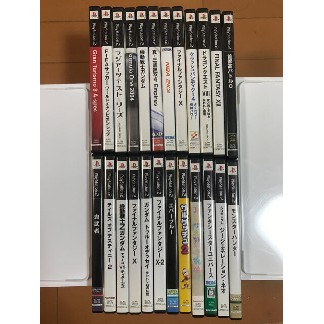 PlayStation2(プレイステーション2)のプレステ2 ソフト 24本まとめ売り エンタメ/ホビーのゲームソフト/ゲーム機本体(家庭用ゲームソフト)の商品写真