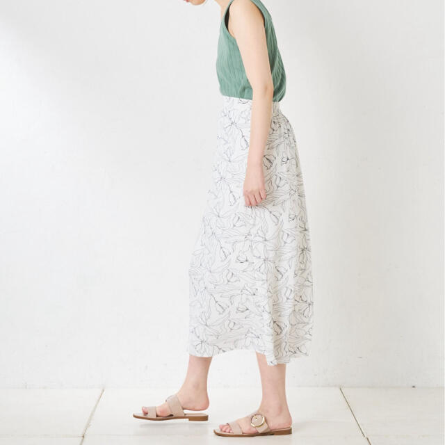 natural couture - nationalcouture チューリップ柄スカート オフ ...