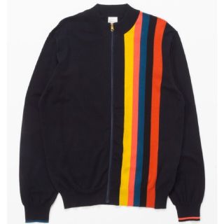 ポールスミス(Paul Smith)の【値下げ】【Paul Smith】アーティストストライプ　ジップアップセーター(ニット/セーター)