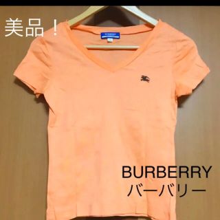 バーバリーブルーレーベル(BURBERRY BLUE LABEL)の美品【BURBERRY】バーバリーブルーレーベル Tシャツ(Tシャツ(半袖/袖なし))