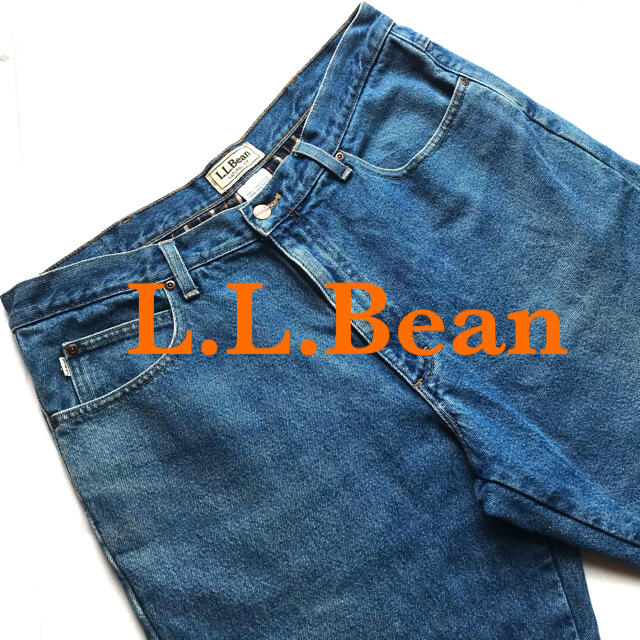 B1127 エルエルビーン　llbean デニムパンツ　denim デニムカーゴ