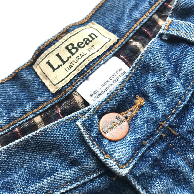 L.L.Bean ジーンズ 100%コットン デニム パンツ ワイド