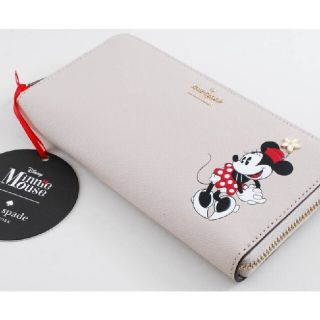 ケイトスペードニューヨーク(kate spade new york)の本物保証☆新品【kate spade✕Disny】ミニー長財布(財布)