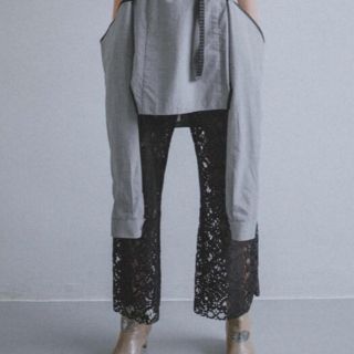 kishidamiki 18ss レースパンツ(black)