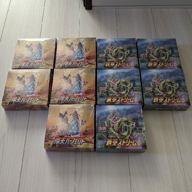 ✓各5BOX ✓シュリンク付『ポケモンカード 蒼空ストリーム、魔天 ...